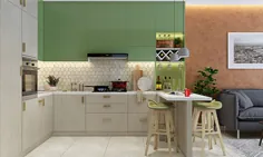 طرح های آشپزخانه باز هند برای خانه شما |  کافه طراحی