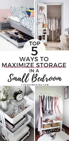 5 ایده برتر برای ذخیره اتاق خواب کوچک (که امتحان آنها آسان و مناسب برای اجاره)