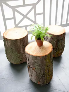 7 ایده تزئین روستایی با استفاده از چوب طبیعی