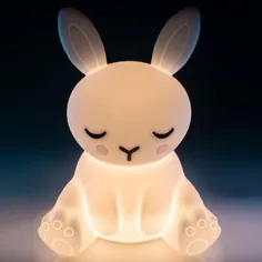 چراغ شبانه LED شارژی Bunny Touch-Sensitive