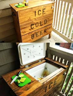 این ایده را سرقت کنید *: کولر قفسه سینه یخ خشک کن