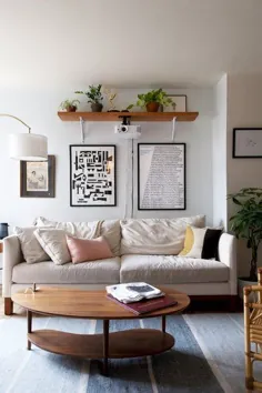 8 ایده اتاق کوچک خانوادگی برای اینکه فضای زندگی شما بزرگتر شود |  Hunker