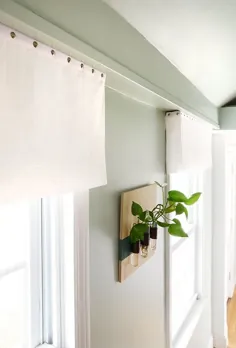 پنجره پارچه ای بدون دوخت آسان DIY