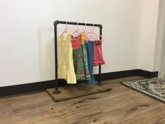 مبلمان کودک رک آویز لباس عروسک قفسه لباس کودک |  اتسی