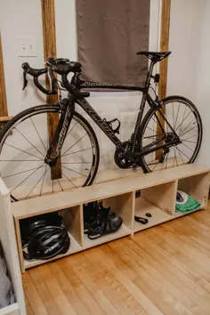 قفسه دوچرخه ایستاده DIY با 1 ورق تخته سه لا!  : Woodbrew