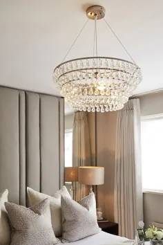 طراحی یک اتاق خواب با الهام از هتل لوکس توسط سارا میلر |  کتانی مخفی