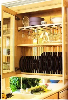 آشپزخانه: سری گزینه های ذخیره سازی عمودی قسمت پنجم - ظروف آشپزخانه ، بشقاب های شام و عینک
