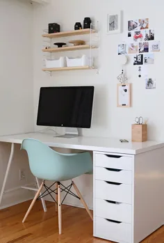 10 فضای کاری الهام بخش برای سبک دادن به میز کار بعد از شما - طراحی ملیسا کارتر