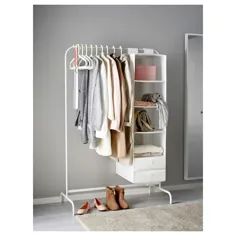 قفسه لباس ، سفید ، 39x18 1/8 "- IKEA