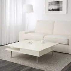 میز قهوه خوری TOFTERYD ، سفید براق ، 37 3 / 8x37 3/8 "- IKEA