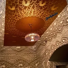 چراغ آویز مراکش سقف چراغ لامپ لامپ مراکشی |  اتسی