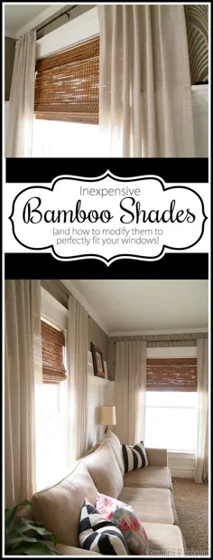 سایه های متناسب بامبو متناسب با هر پنجره | خیال پردازی واقعیت