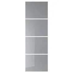 PAX جفت قاب درب کشویی و ریل ، مشکی ، 78 3 / 4x92 7/8 "- IKEA