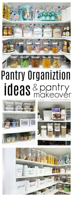 Modern Ranch Reno: Ideas Organization Pantry (Make Pantry Makeover) - آشفتگی درجه یک