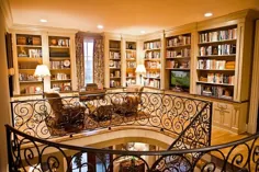 فرود طبقه بالا تبدیل به کتابخانه کتاب دوست می شود - در خانه ها قلاب می شود