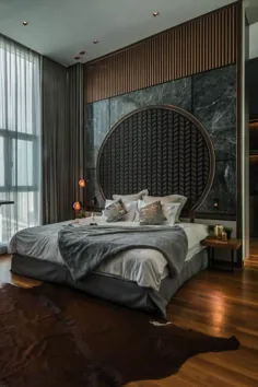 اتاق خواب زیبای الهام گرفته از شرق دور