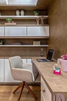 16 ایده مدرن دفتر کار خانگی برای زنان (با فضاهای کوچک)