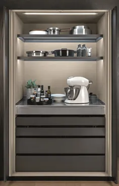 Hideaway Mini CABINET آشپزخانه با طراحی Euromobil Roberto Gobbo