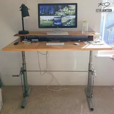 میز ایستاده قابل تنظیم DIY