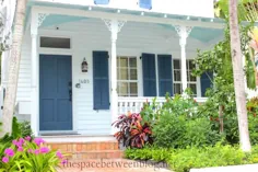 رنگ های درب جلو و استفاده از درب های جلو Key West برای الهام بخشیدن - فاصله بین