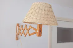 RESERVED لامپ قیچی چوبی پرنعمت طرح دانمارکی / |  اتسی