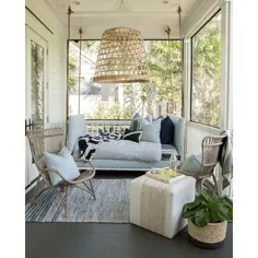 تصور کنید Coronado Home Wood جامد رنگ تختخواب: نوار نقطه ای راه راه
