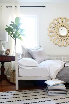اتاق خواب مهمان و دفتر خانه را به سبک ترکیب کنید |  چگونه تزئین کنیم