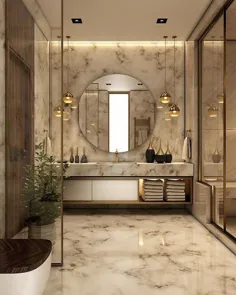 25 روشنایی حمام زیبا که جذابیت حمام شما را افزایش می دهد ~ GODIYGO.COM