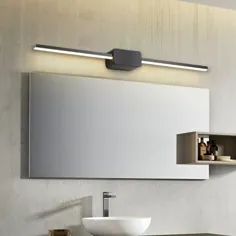 چراغ دیواری باریک LED Sconce سبک مینیمالیستی حمام حمام غرفه روشنایی ایده های غرور