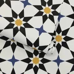 کاغذ دیواری قابل جابجایی Tempaper Moroccan Spice Soleil