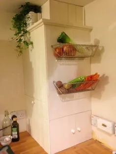 آبکش ظرفشویی Fintorp به سبد میوه دیواری تبدیل می شود - IKEA Hackers