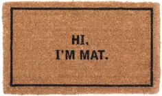 سلام من Mat Coco Doormat هستم - 18 \ x 30 \