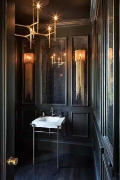 اتاق سیاه پودر با پوشش ضد عفونی - معاصر - حمام