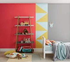 طرح های رنگی برای اتاق خواب بچه ها: 15 ایده روشن