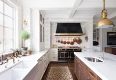 35 آشپزخانه روشن به سبک کالیفرنیا - وبلاگ صندلی