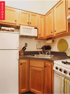 قبل و بعد: یک آشپزخانه کوچک و نوجوان سبک خاصی پیدا می کند
