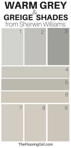 9 سایه رنگ شگفت انگیز و گرم خاکستری از شروین ویلیامز