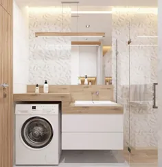 40 ایده در مورد نحوه قرار دادن ماشین لباسشویی در حمام!