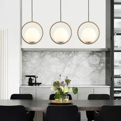 4 چراغ آویز میلای نفیس و ارزان در اتاق ناهار خوری - روشنایی SIMIG