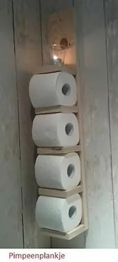 45 نگهدارنده و دستمال کاغذ توالت خلاق DIY و ایده های ذخیره سازی برای حمام شما - ideabosdecoration.com