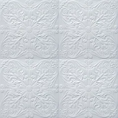 کاشی سقفی تزئینی فایبر فوم آستانه (مورد 40 کاشی) - همان نقره اسپانیایی و R139 - Walmart.com