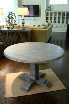 شستشوی خاکستری یک میز