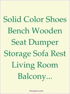 کفش های رنگی یکنفره نیمکت نشیمن صندلی چوبی مبل استراحتگاه اتاق نشیمن راهروی بالکن نصب رایگان 3 رنگ اختیاری 63 سانتی متر 30 سانتی متر 43 سانتی متر MUMUJIN (رنگ: گردوی سیاه)