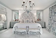 دکوراسیون اتاق خواب گلدار به سبک سنتی ناز و دنج در اتاق خواب ویکتوریا