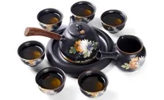 ست چای گلهای چینی به سبک آهنی