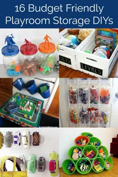 این ایده های Playroom Storage مقرون به صرفه هستند