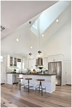 42 آشپزخانه با سقف طاق دار