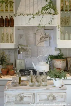 نحوه تزئین آشپزخانه خود با گیاهان: 40+ ایده |  دکوهولیک