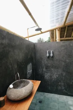 کلبه اکو بامبو - خانه ای سازگار با محیط زیست در اوبود با نمای عالی!  - کلبه های اجاره ای در Sukawati ، بالی ، اندونزی