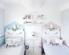 زیبا ترین اتاق های مشترک دختران - کوچک و کوچک
